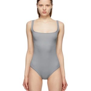 SKIMS cotton ribbed bodysuit size S